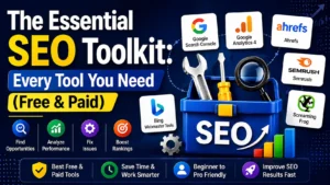 Boost your rankings with the best SEO tools of 2026. From free options like Google Search Console to pro tools like Ahrefs and Semrush, build your ultimate SEO toolkit today.